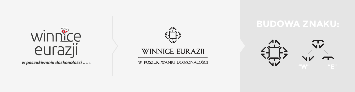 Winnice Eurazji - w poszukiwaniu doskonałości (przejście ze starego na nowe logo)