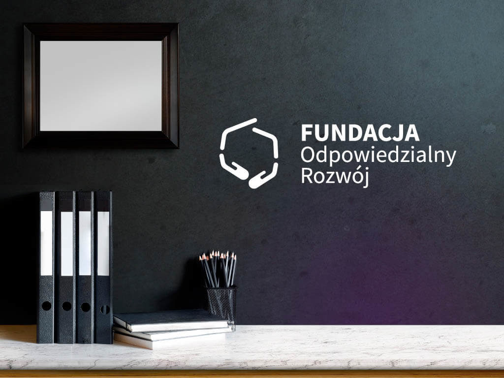 fundacja odpowiedzialny rozwoj wizualizacja logo biuro